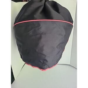 (Missing Frame) graco Snugride 30 Infant Canopy Hood Visor Sun Shade Black /Pink